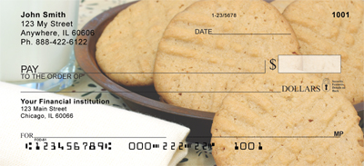 Milk and Cookies Personal Checks
