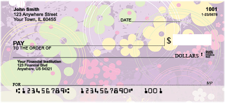 Aloha Flowers Top Tear Personal Checks