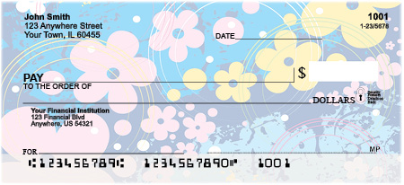 Aloha Flowers Top Tear Personal Checks