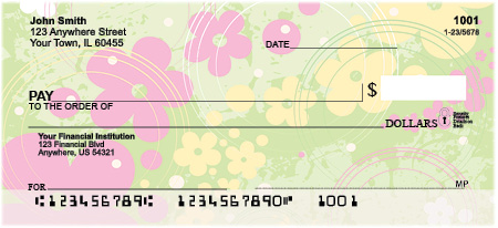 Aloha Flowers Top Tear Personal Checks