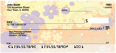 Aloha Flowers Top Tear Personal Checks