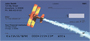 High Flying Stunt Plane Personal Checks