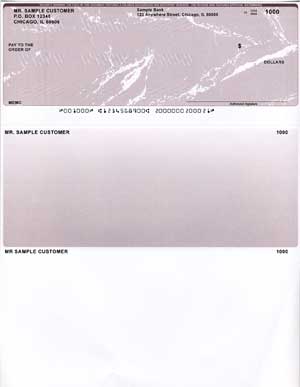 Burgundy Marble Top Voucher Computer Checks