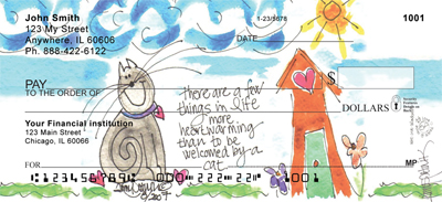 Home Sweet Home Personal Checks by Amy S. Petrik