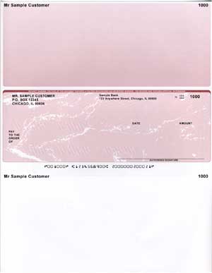 Red Safety Middle Voucher Computer Checks