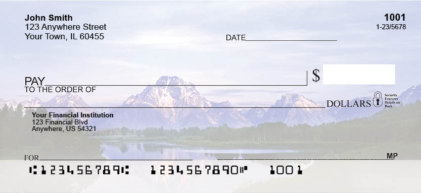 Mountain Views Personal Checks