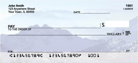 Mountain Views Personal Checks