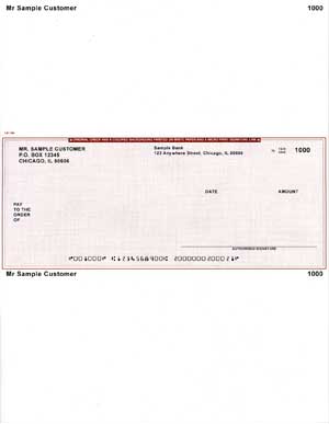 Tan Safety Middle Voucher Computer Checks