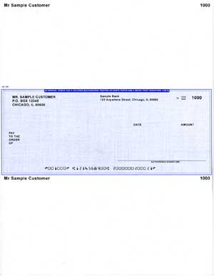 Blue Safety Middle Voucher Computer Checks