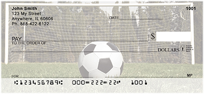 ese Soccer Checks have four rotating images guaranteed to have you score a goal every time you use these checks!    