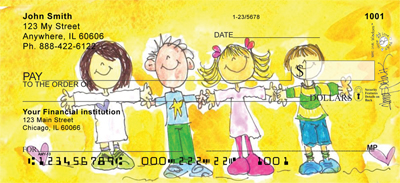 Alice's Angels Personal Checks by Amy S. Petrik