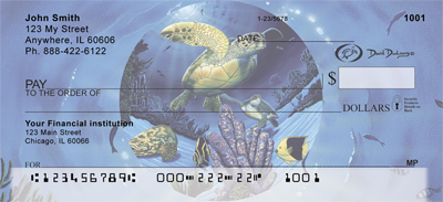 Turtles Personal Checks by David Dunleavy 