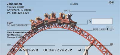 source for Roller Coaster personal checks anywhere on the planet!     Intamin makes some of the best coasters on the planet hands down, and we want to ride every single one they have made.    We are proud to feature these great coasters on your personal checks. Don`t be the only enthusiast that doesn`t have these checks.    