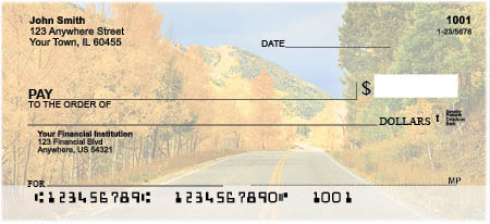 Autumn Roads Personal Checks