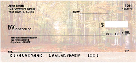 Autumn Roads Personal Checks
