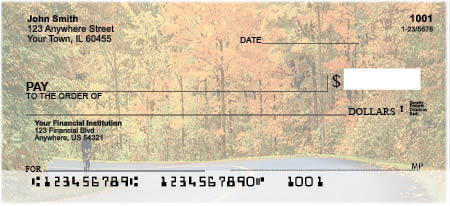 Autumn Roads Personal Checks