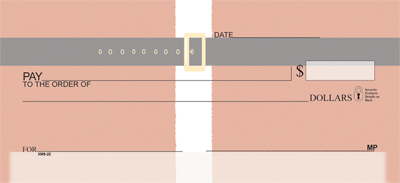 Santa's Belt Personal Checks
