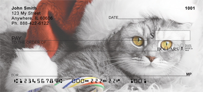 Christmas Cats Personal Checks 