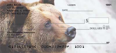 Grizzly Bears Personal Checks 