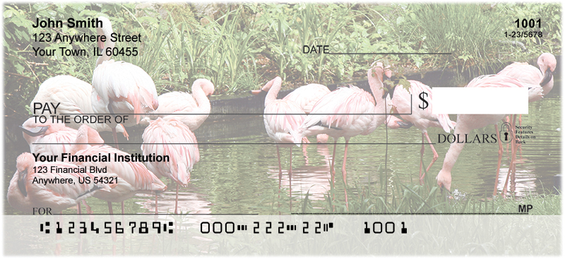 Flamingos Personal Checks 