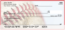 Red & White Baseball Team Personal Checks