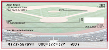 Red & Navy Baseball Team Personal Checks