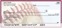 Red & Navy Baseball Team Personal Checks