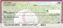 Red & Navy Baseball Team Personal Checks