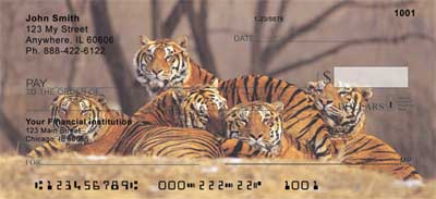 Bengal Tigers Personal Checks 