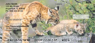  cats.  With little cubs playing, old bobcats pouncing, and a mother cleaning her young, any animal or cat lover would enjoy these checks.