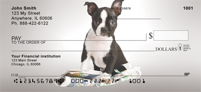 Boston Terriers Personal Checks 