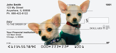 More Chihuahuas Personal Checks 