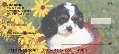  cute little guys staring up at you from your checks.