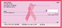 Pink Ribbon Side Tear Personal Checks