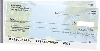 Scenic Scriptures Side Tear Personal Checks