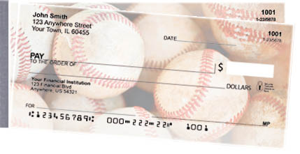 Baseball Side Tear Personal Checks