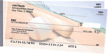 Baseball Side Tear Personal Checks