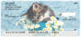 Cute Kittens Top Stub Personal Checks