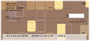Retro Square Top Stub Personal Checks