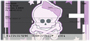 Girly Skulls Top Stub Personal Checks
