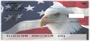Soaring Over America Top Stub Personal Checks