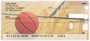 Basketball Top Stub Personal Checks