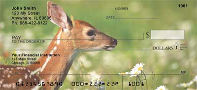 Deer Fawn Personal Checks 