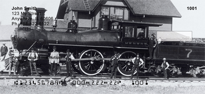 Old Time Trains Personal Checks