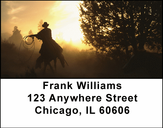 Roundup at Sunset Address Labels