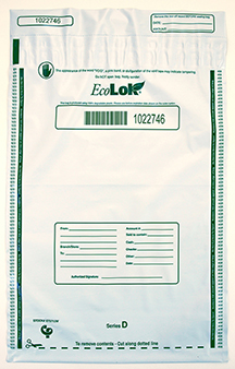 Deposit Bag 12'' X 16'' EcoLok, white
