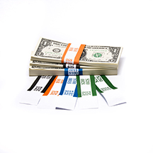 Color-Coded Low Dollar Currency Band Set