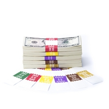 Saw-Tooth Color-Coded High Dollar Currency Band Set