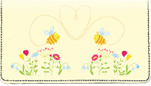 Bee Sweet Honey Leather Cover