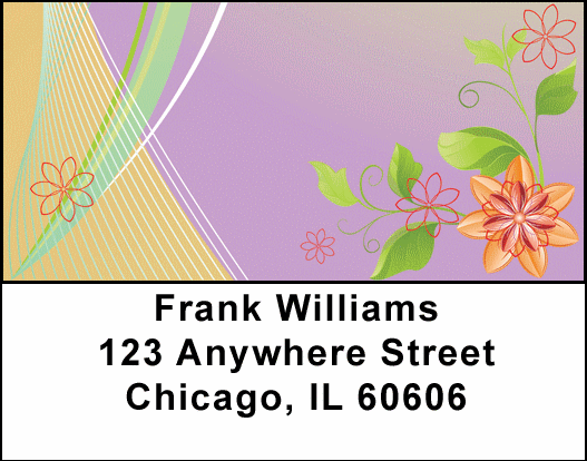 Ivy Lines Address Label